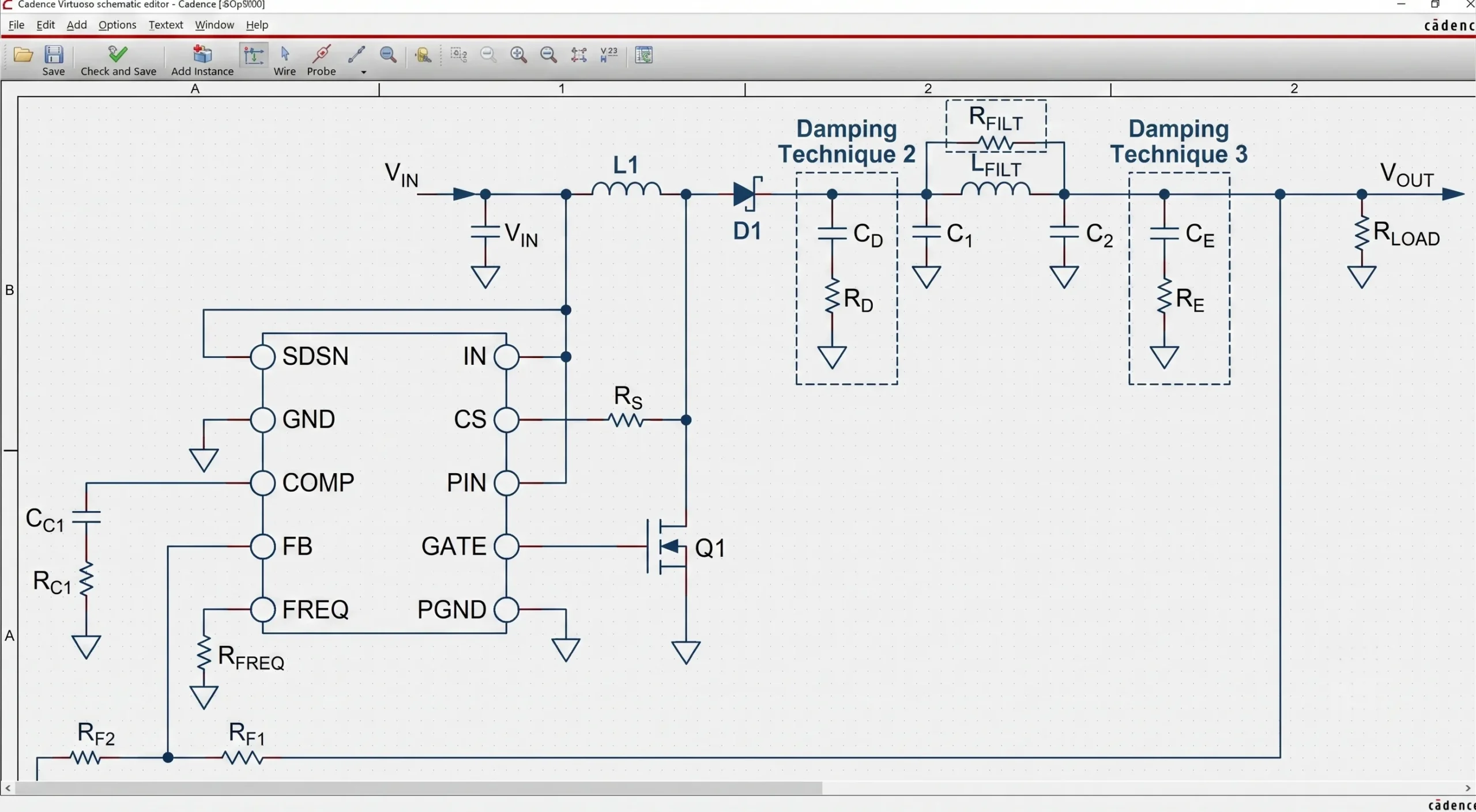 Schematic of a clean power supply design with LDOs and PI filters